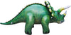 Jucarie Gonflabila din PVC, Model Dinozaur Triceraptos, 102 x 41 x 43 cm
