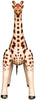 Jucarie Gonflabila din PVC, Model Girafa Uriasa, 57 x 33 x 91 cm