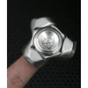 Jucarie Fidget Spinner Premium Metalic, Argintiu