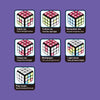 Cub Electronic Interactiv pentru Dezvoltarea Inteligentei, Memoriei ,7 Moduri de Joc cu Led-uri Multicolore
