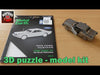 Nano Puzzle Metalic, 3D, RoveZone®, Educativ, Color, Model Masina Ford Mustang 1965