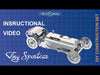 Kit Puzzle Mecanic 3D, Metal, TimeForMachine, Model Masina Tiny Sportcar, 64 piese