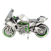 Nano Puzzle Metalic, 3D, RoveZone, Educativ, Model Motocicleta Kawasaki Ninja H2R, 93 Piese