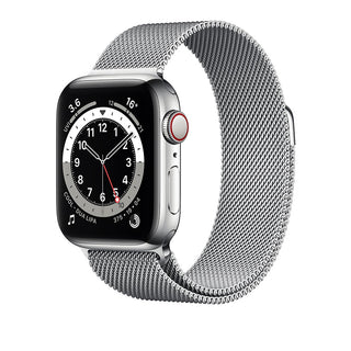 Curea Magnetica din Otel Inoxidabil, pentru Apple Watch, Silver