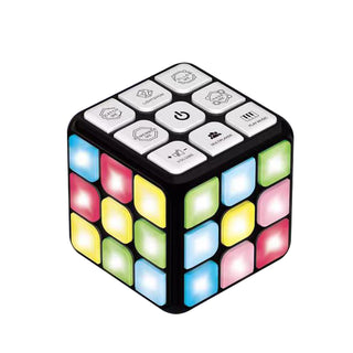 Cub Electronic Interactiv pentru Dezvoltarea Inteligentei, Memoriei ,7 Moduri de Joc cu Led-uri Multicolore