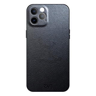 Husa de Protectie din Piele Ecologica cu Protectie pentru Camere, RoveZone pentru iPhone, Neagra