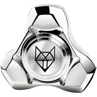 Jucarie Fidget Spinner Premium Metalic, Argintiu